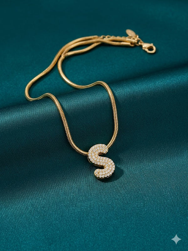 Golden Chucky Alphabet Pendant