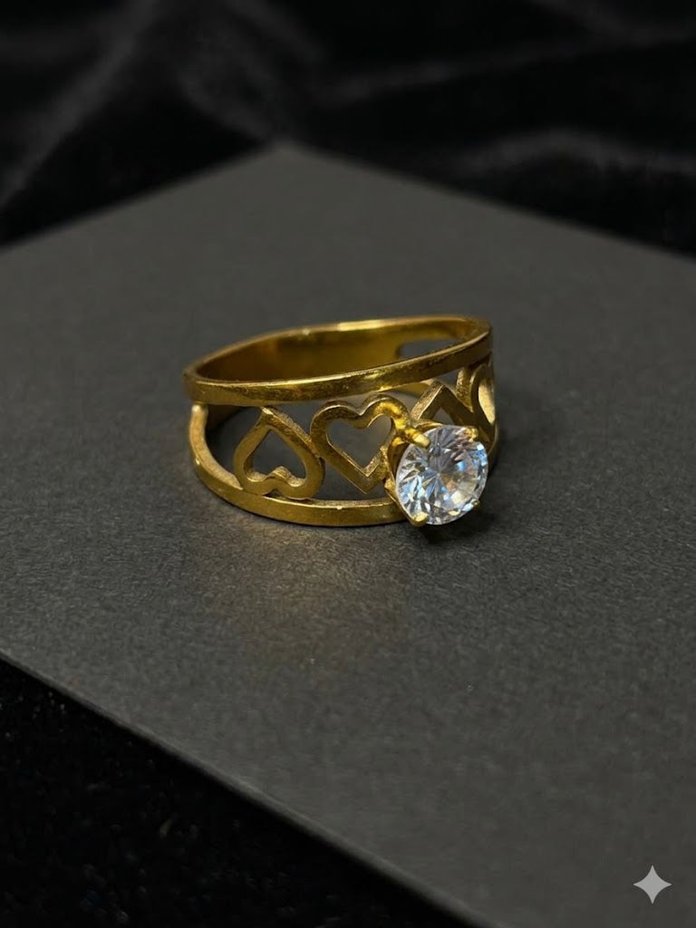 Sweetheart Solitaire Ring