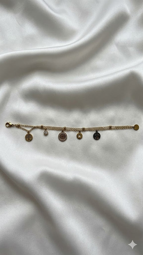 Aura Tree Layered Bracelet