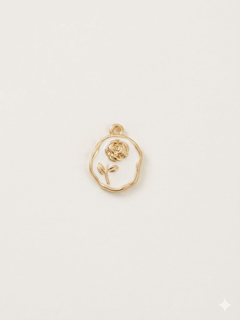 wishful flower charm