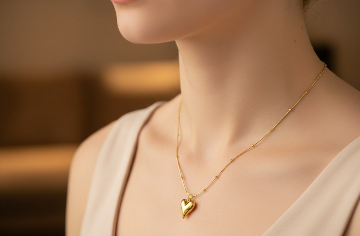 Heart shaped Pendent necklace