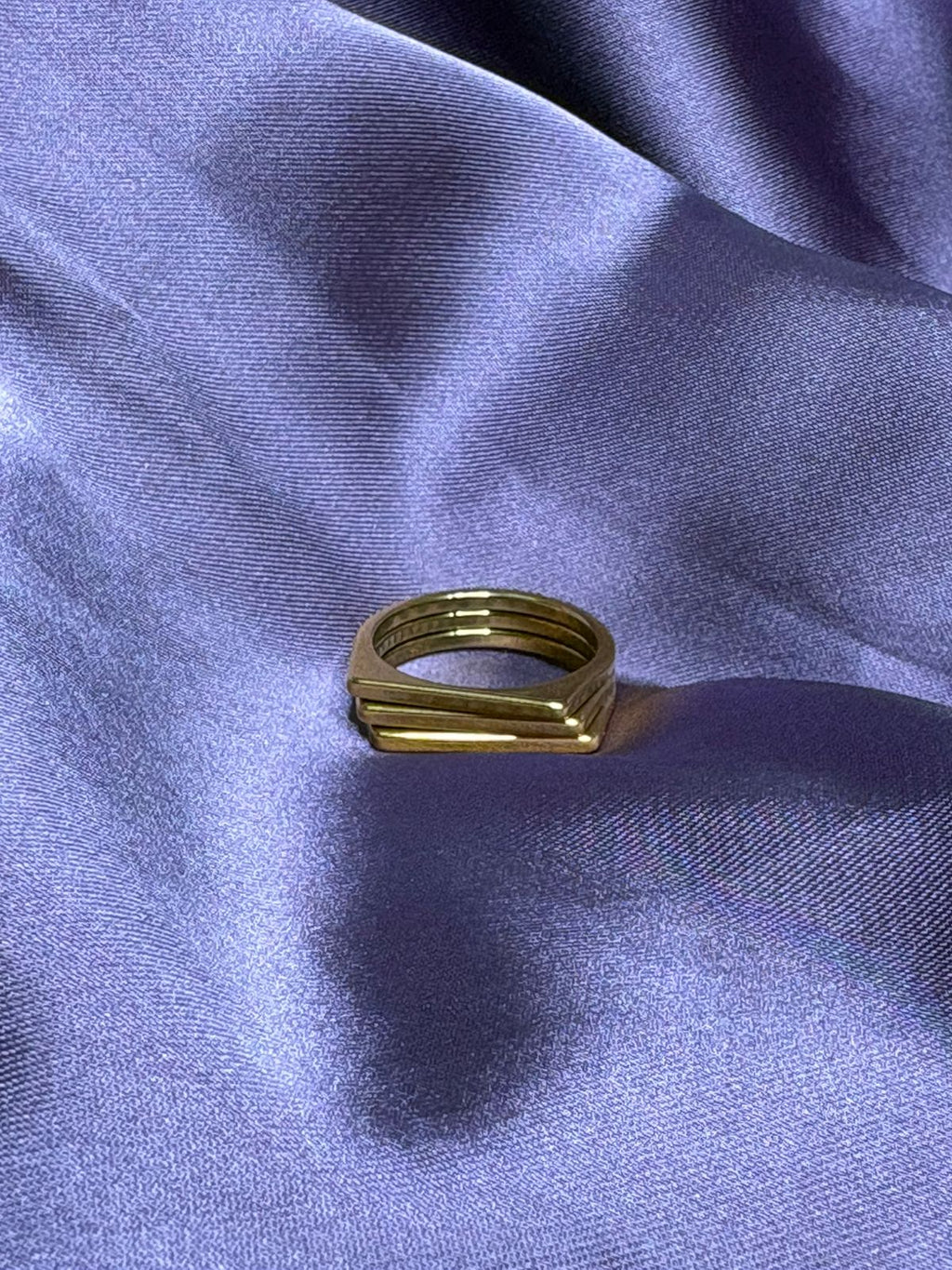 Layered band ring