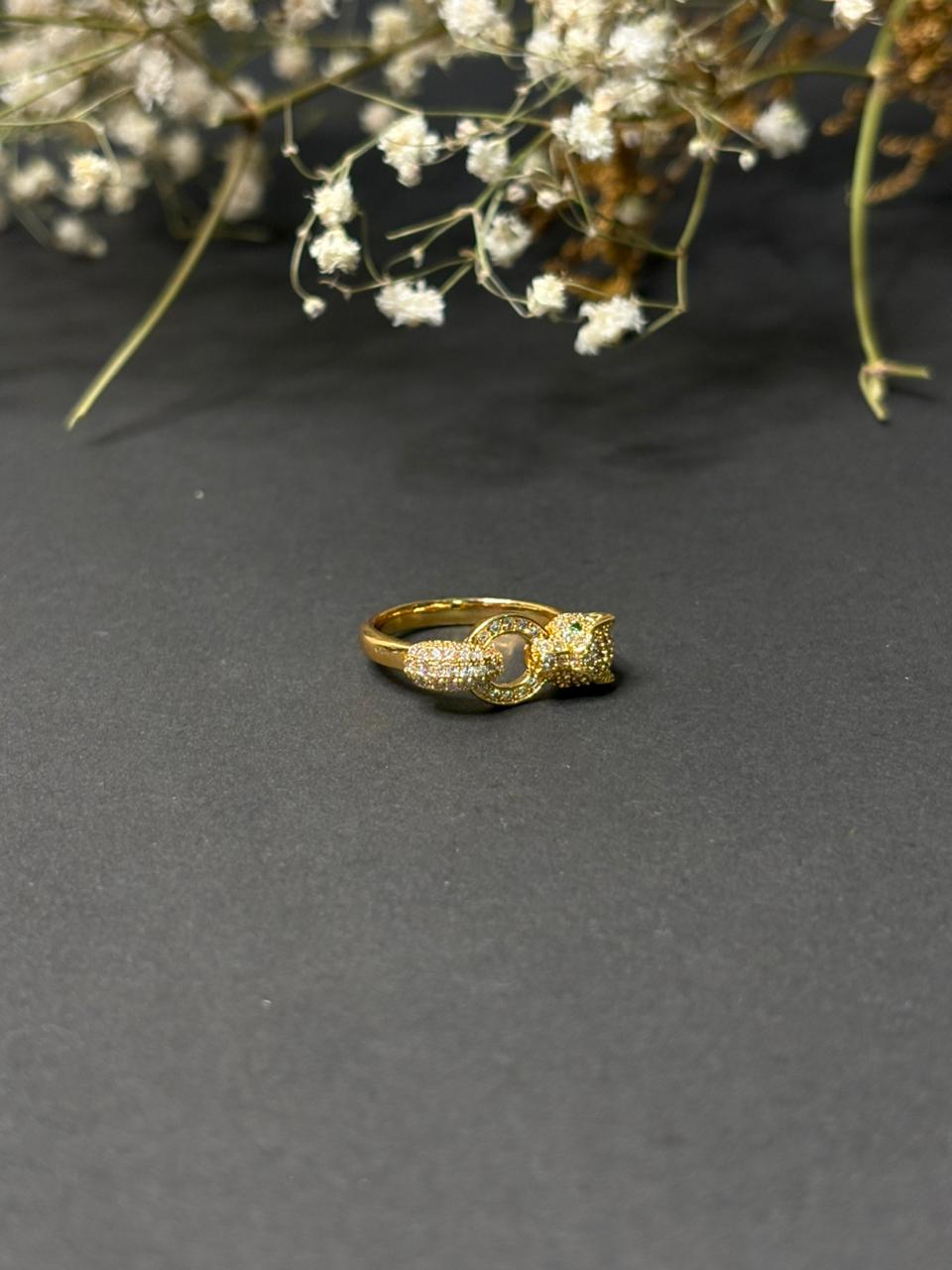 Leopard Loop Ring